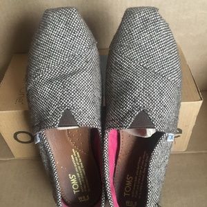 Toms Metallic Tweed Women's Classics
